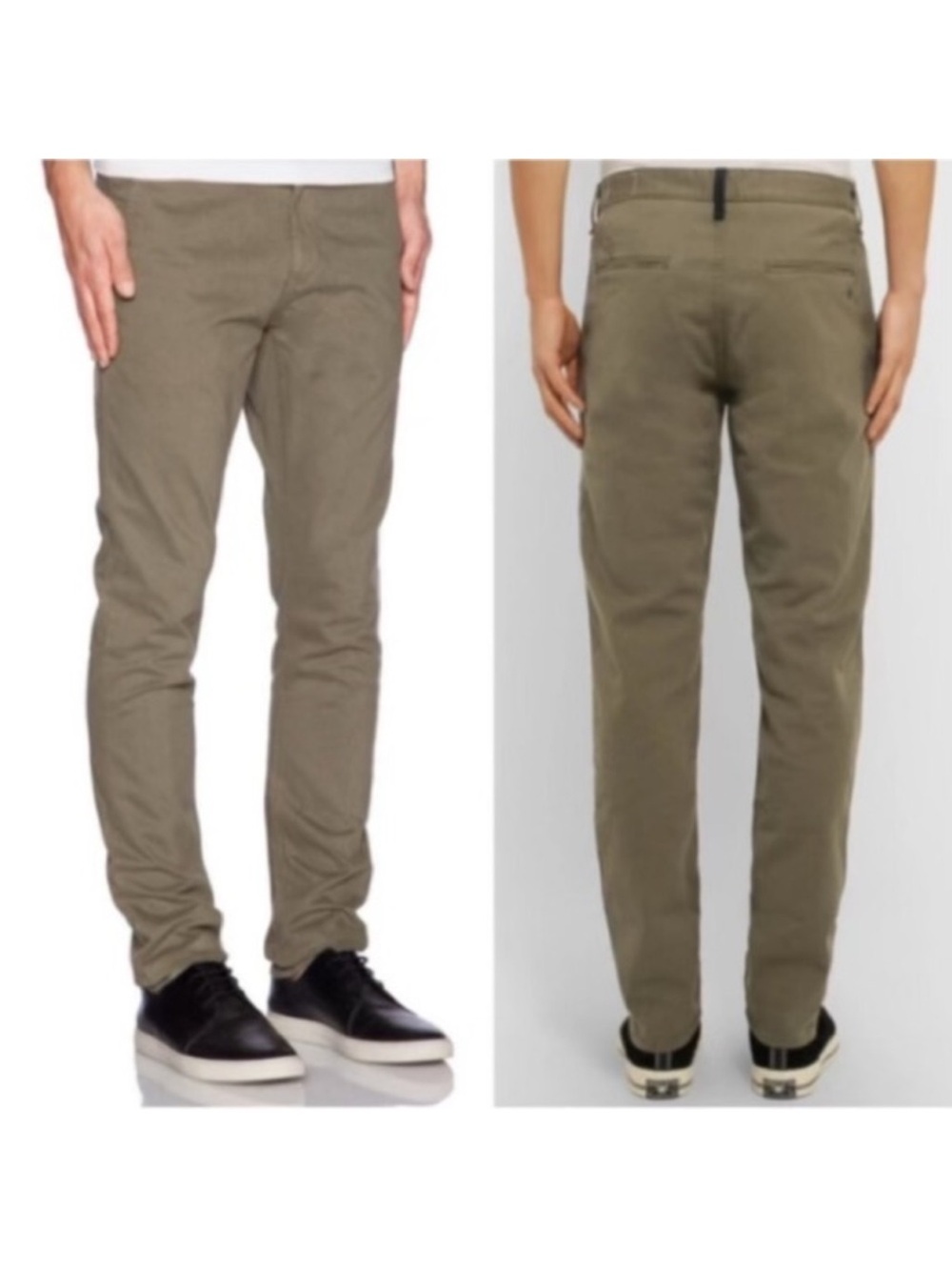 Rag & Bone army green chino pants